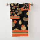 Search for halloween black and orange bath towels Pumpkins