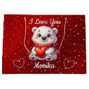 Search for i love you gift bags Elegant