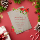Search for poinsettia wedding invitations Festive