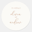 Search for handwritten script wedding stickers Simple