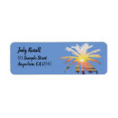 Search for sunrise return address labels Tropical
