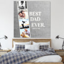 Search for best dad ever canvas prints Modern