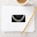 Search for pearl return address labels Black