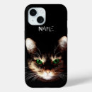 Search for cats eye iphone cases Black