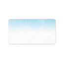 Search for ombre wedding return address labels Blue