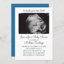 Search for ultrasound baby boy shower invitations For her