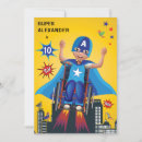 Search for flying superhero invitations For kids