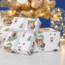 Search for christmas teddy bear wrapping paper Red