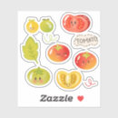 Search for vegetable face stickers Smiling