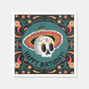 Search for sugar skull napkins Skeleton