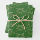 Search for green foil wrapping paper Merry christmas