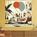 Search for interior design canvas prints Mid century modern