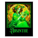 Search for vintage absinthe posters Lady