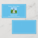 Search for pastor business cards Black