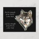 Search for strength horizontal postcards Saying