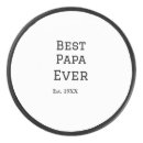 Search for fathers day hockey pucks Best papa ever