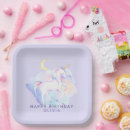Search for girl plates Unicorn