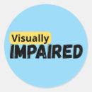 Search for visuals stickers Visually impaired