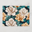 Search for intricate pattern postcards Floral