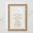 Search for burlap baby shower invitations Lace