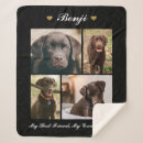 Search for memory photo blankets Pets
