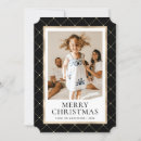 Search for black and gold photo christmas cards Merry