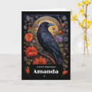 Search for gothic birthday cards Bird