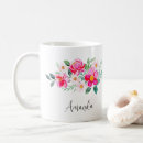 Search for simple flower design mugs Watercolor