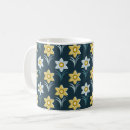 Search for yellow daffodil mugs White