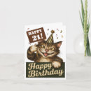 Search for funny 21st birthday cards Animal