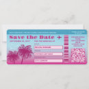 Search for boarding pass save the dates Blue