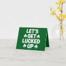 Search for irish luck cards Shamrock