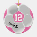 Search for pink soccer christmas tree decorations Futbol