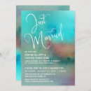 Search for abstract watercolor invitations Turquoise