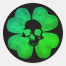Search for shamrock skull stickers Clover