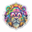 Search for pink lion stickers Safari