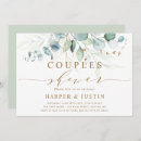 Search for elegant gold engagement party invitations Greenery