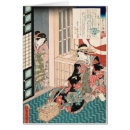 Search for courtesans Woodcut