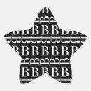 Search for monogrammed star stickers Initial