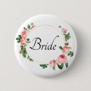 Search for blushing rose badges Bride