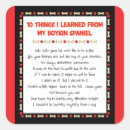 Search for ten things stickers Funny