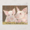 Search for swine postcards Pink