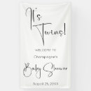 Search for twins baby shower banners Cute