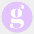 Search for lilac monogram stickers Initial