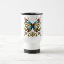 Search for glass travel mugs Butterfly