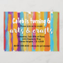 Search for arts and crafts party invitations Drawing