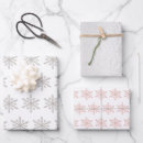 Search for white and silver wrapping paper Snowflake