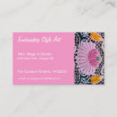 Search for embroidered business cards Flowers