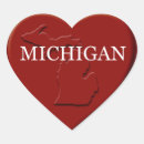 Search for michigan shape stickers State