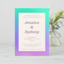 Search for green and purple wedding invitations Colourful